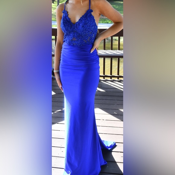 La Femme Dresses Perfect For Prom Royal Blue Boutique Long Formal